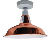 Retro Style Light Shades Modern Ceiling Pendant Lampshades Metal - Rose Gold~2324