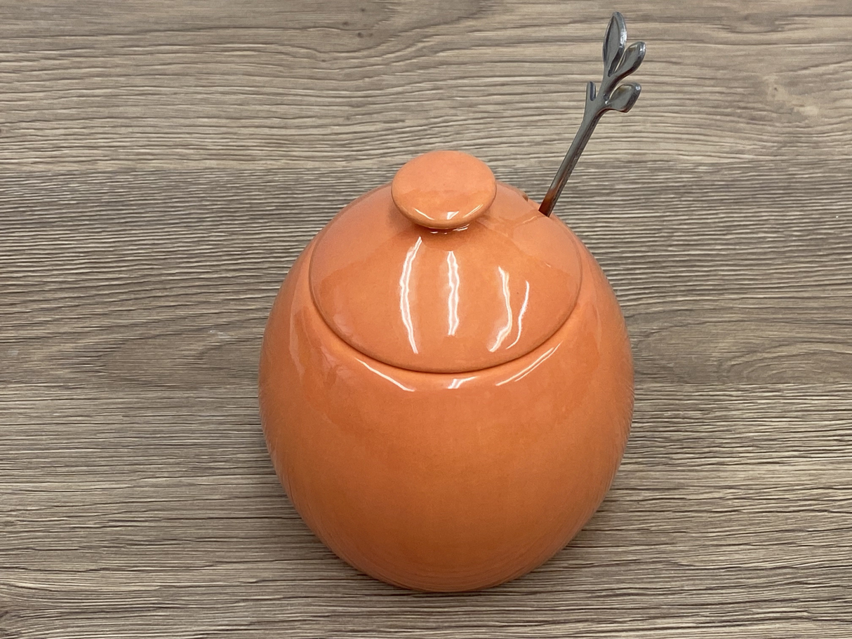 Sugar Bowl Pumpkin Orange Glaze