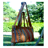 Kilim Leather Hoki Bag