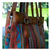 Kilim Leather Hoki Bag