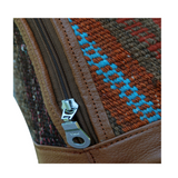 Kilim Leather Baker's Chocolate Bag