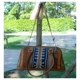 Kilim Leather Paprika Bag