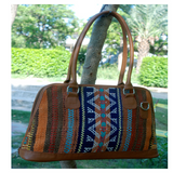 Kilim Leather Paprika Bag