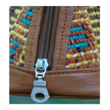 Kilim Leather Paprika Bag