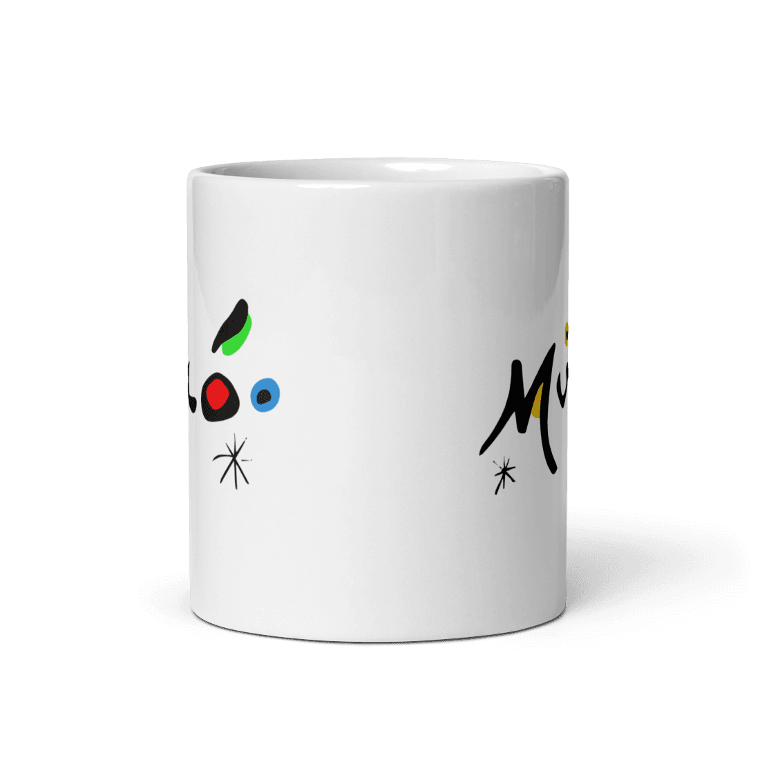 Joan Miro Colorful Signature Artwork Mug