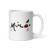 Joan Miro Colorful Signature Artwork Mug