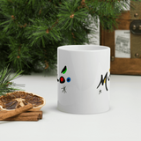 Joan Miro Colorful Signature Artwork Mug