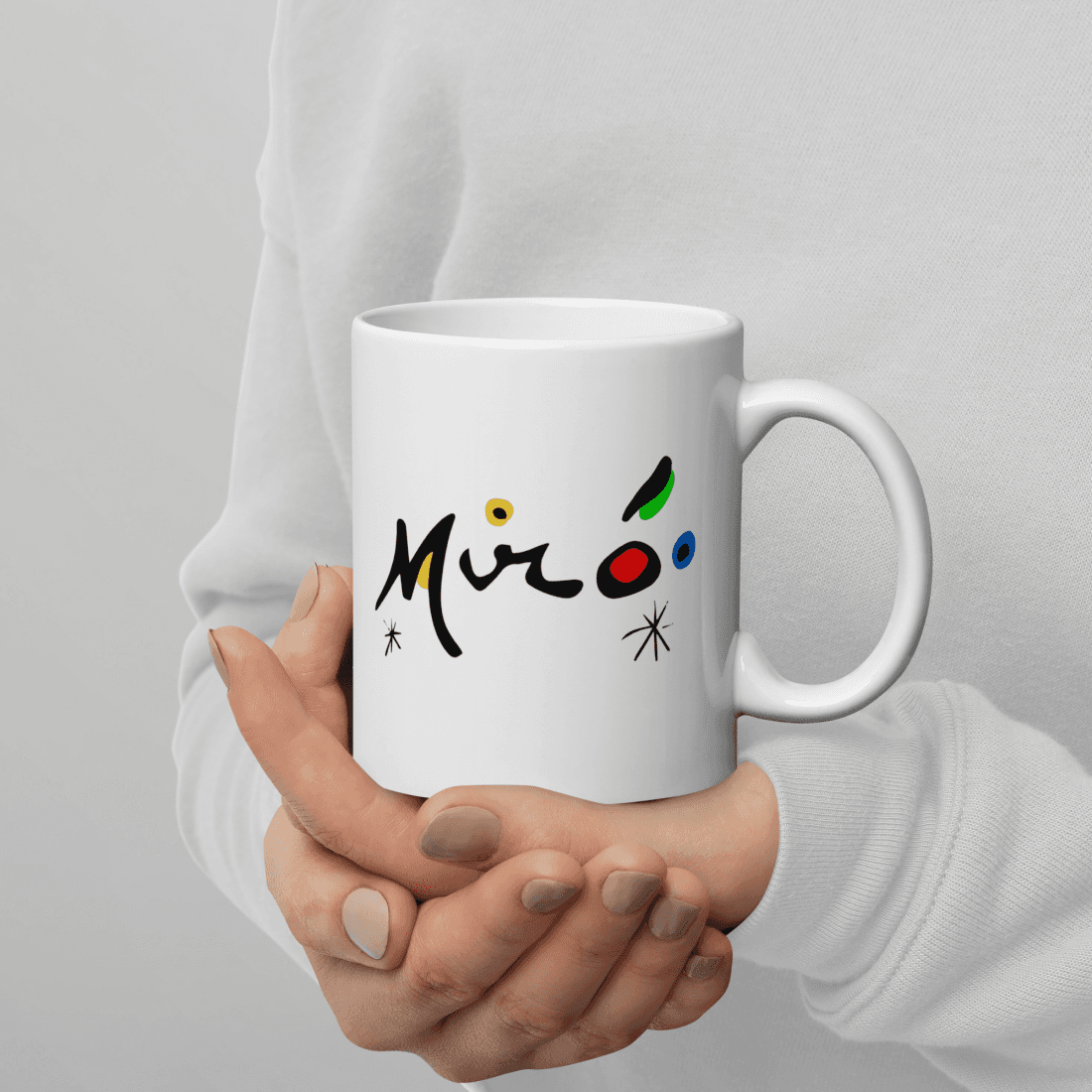 Joan Miro Colorful Signature Artwork Mug