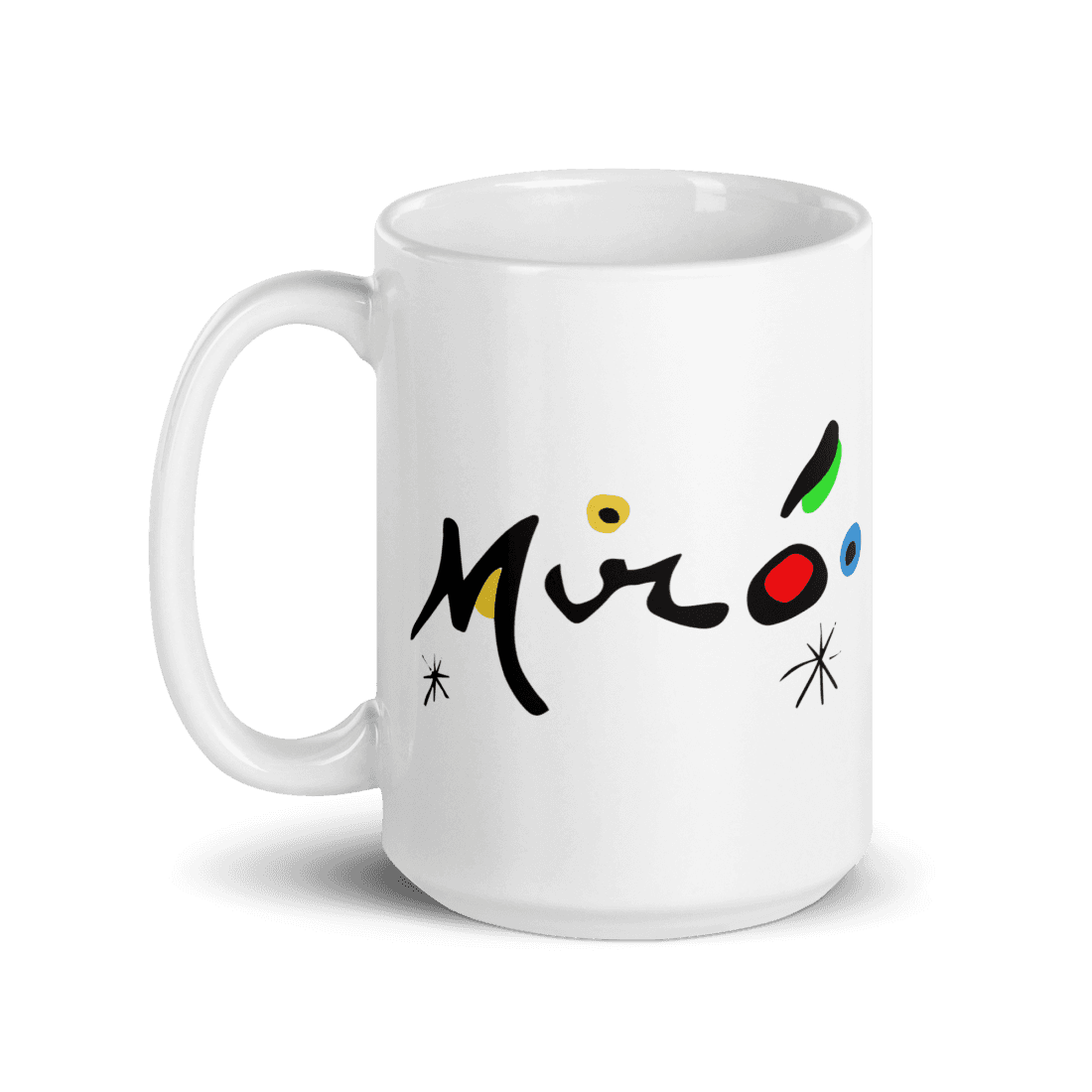 Joan Miro Colorful Signature Artwork Mug