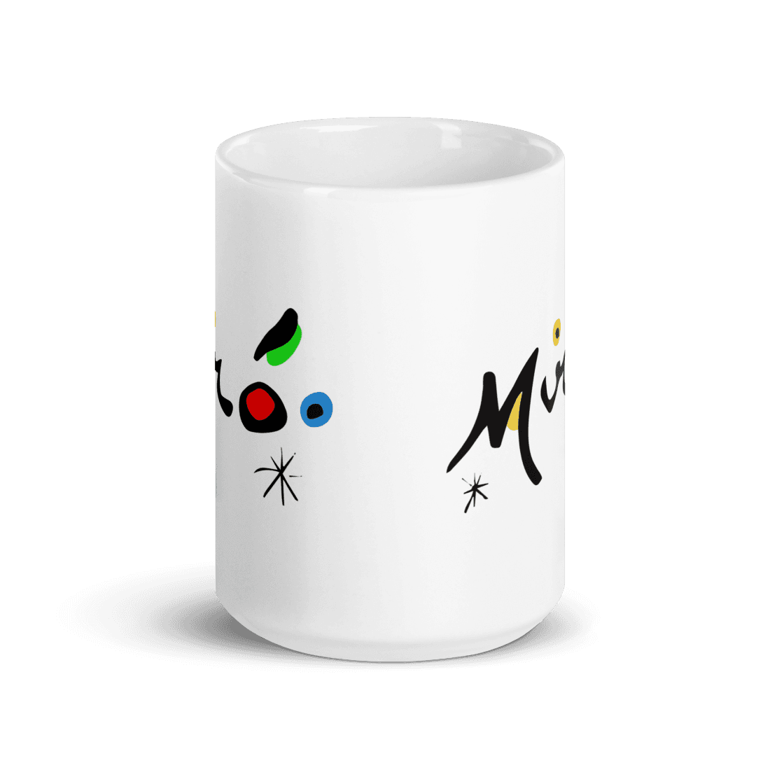 Joan Miro Colorful Signature Artwork Mug