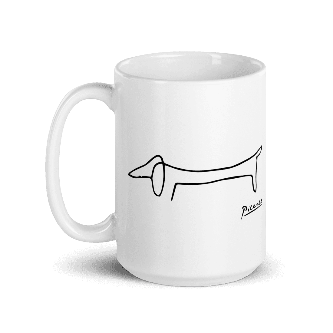 Pablo Picasso Dachshund Dog (Lump) Artwork Mug