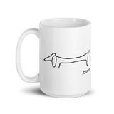 Pablo Picasso Dachshund Dog (Lump) Artwork Mug