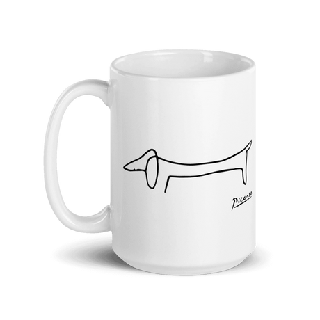 Pablo Picasso Dachshund Dog (Lump) Artwork Mug