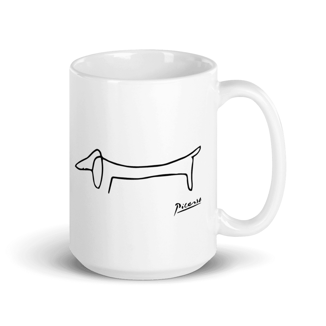 Pablo Picasso Dachshund Dog (Lump) Artwork Mug