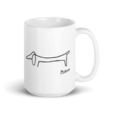 Pablo Picasso Dachshund Dog (Lump) Artwork Mug