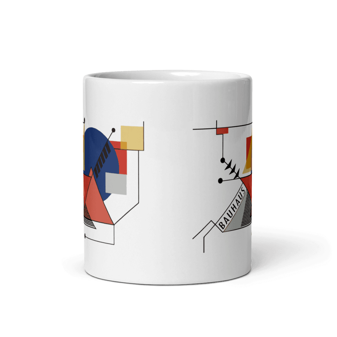 Walter Gropius Bauhaus Geometry Artwork Mug