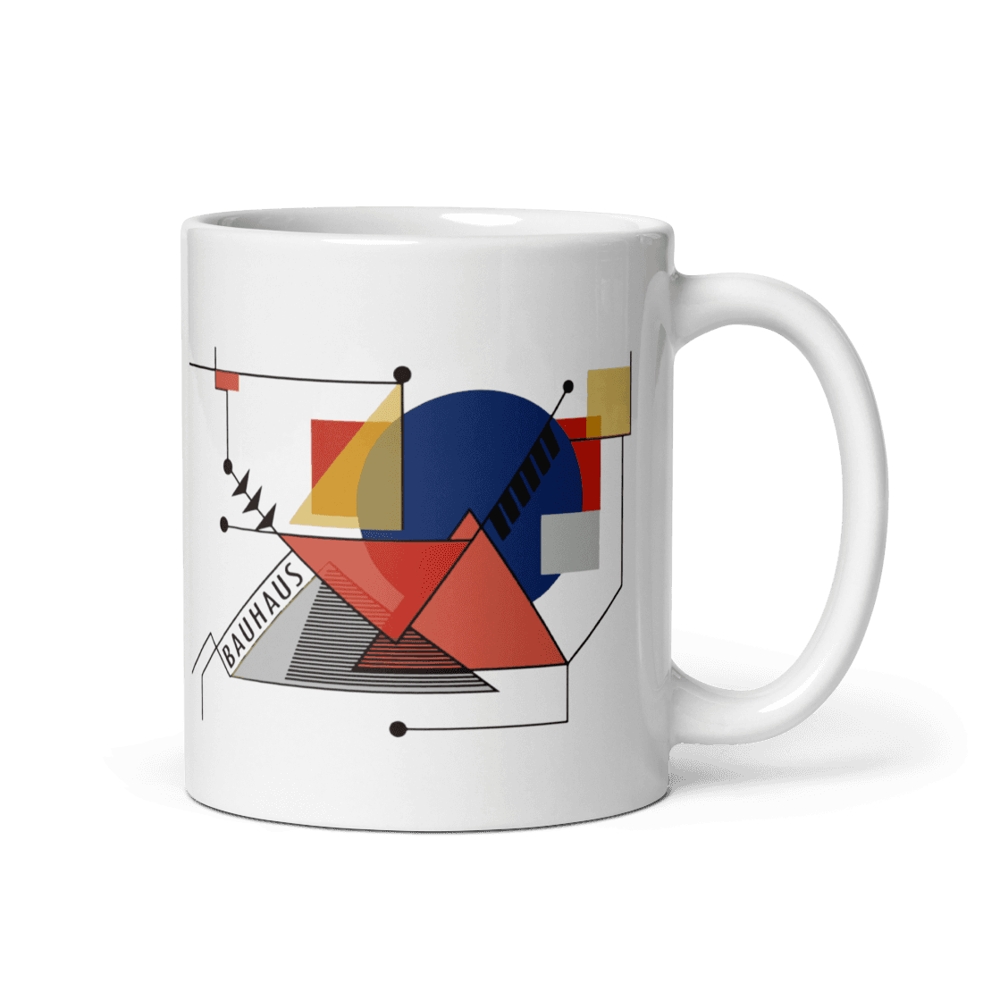 Walter Gropius Bauhaus Geometry Artwork Mug