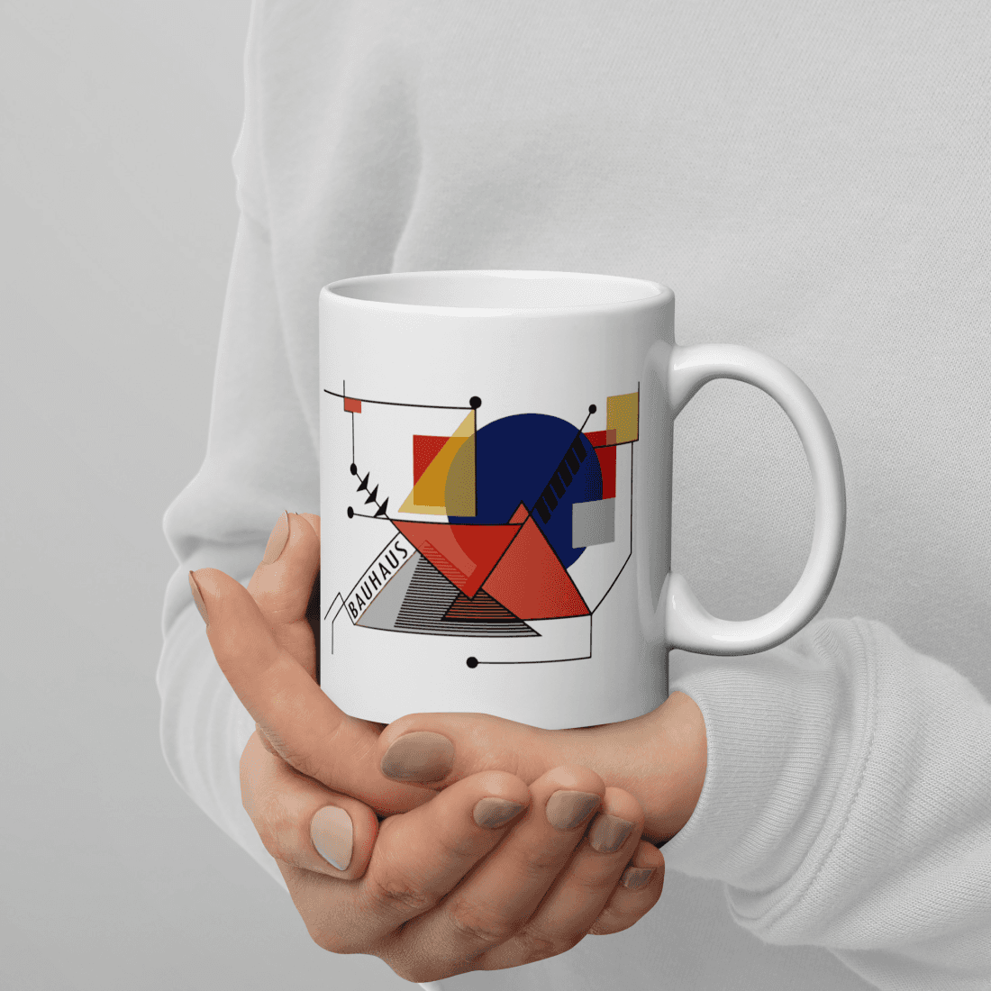 Walter Gropius Bauhaus Geometry Artwork Mug