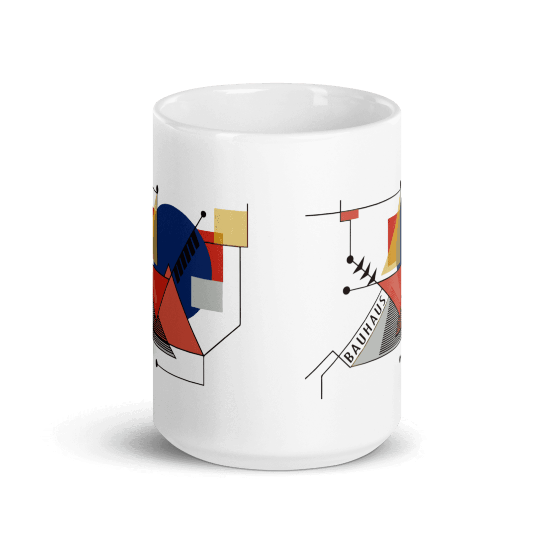 Walter Gropius Bauhaus Geometry Artwork Mug