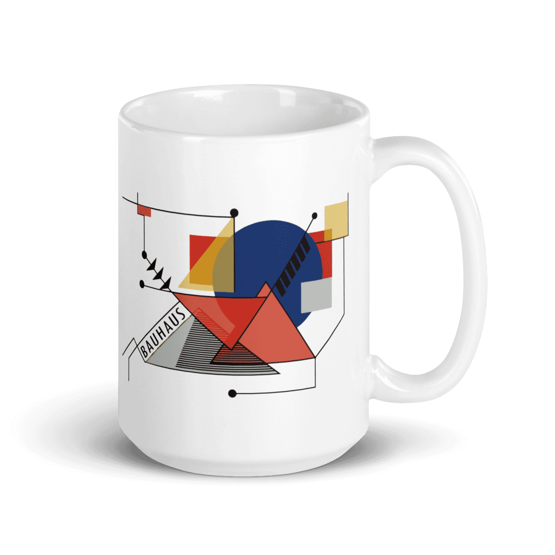 Walter Gropius Bauhaus Geometry Artwork Mug