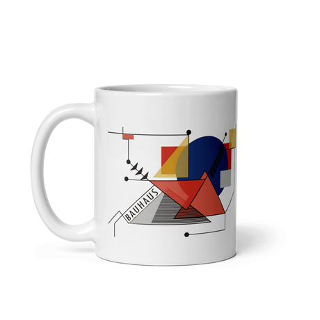 Walter Gropius Bauhaus Geometry Artwork Mug