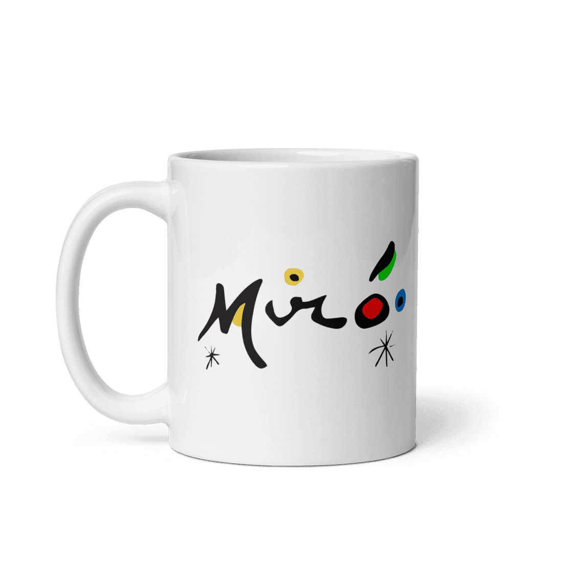 Joan Miro Colorful Signature Artwork Mug