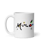 Joan Miro Colorful Signature Artwork Mug