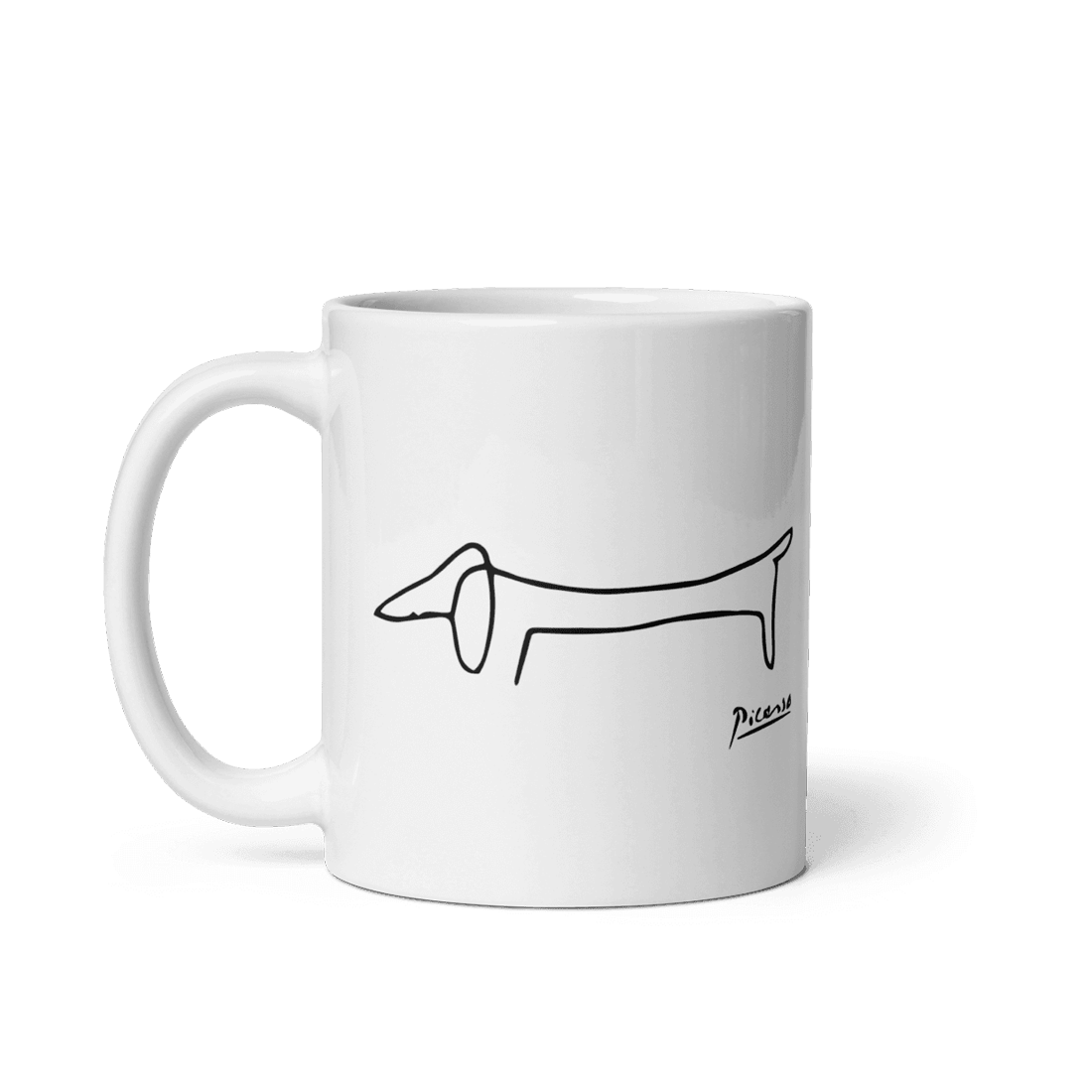 Pablo Picasso Dachshund Dog (Lump) Artwork Mug