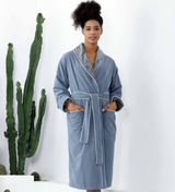 Women's Plush Microfiber Spa Robe