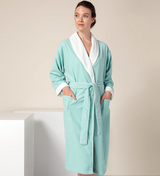 Women's Plush Microfiber Spa Robe