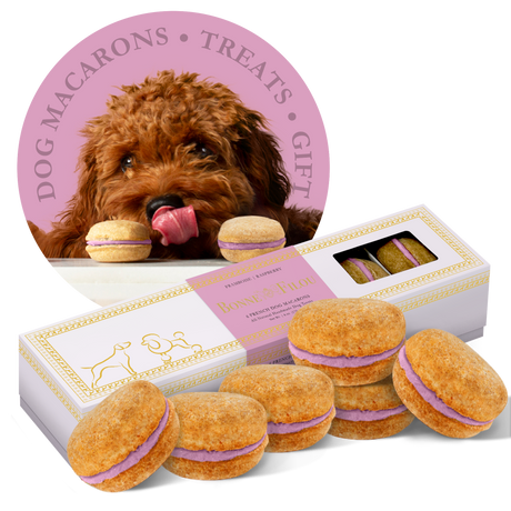 Dog Macarons (Count of 6 - window in packaging)