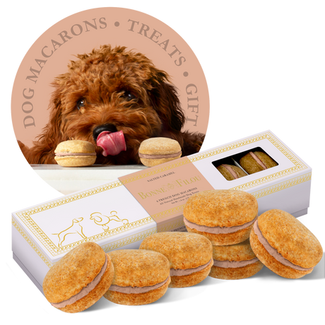 Dog Macarons (Count of 6 - window in packaging)