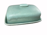 Butter Dish with Lid Cornish Copper Glaze