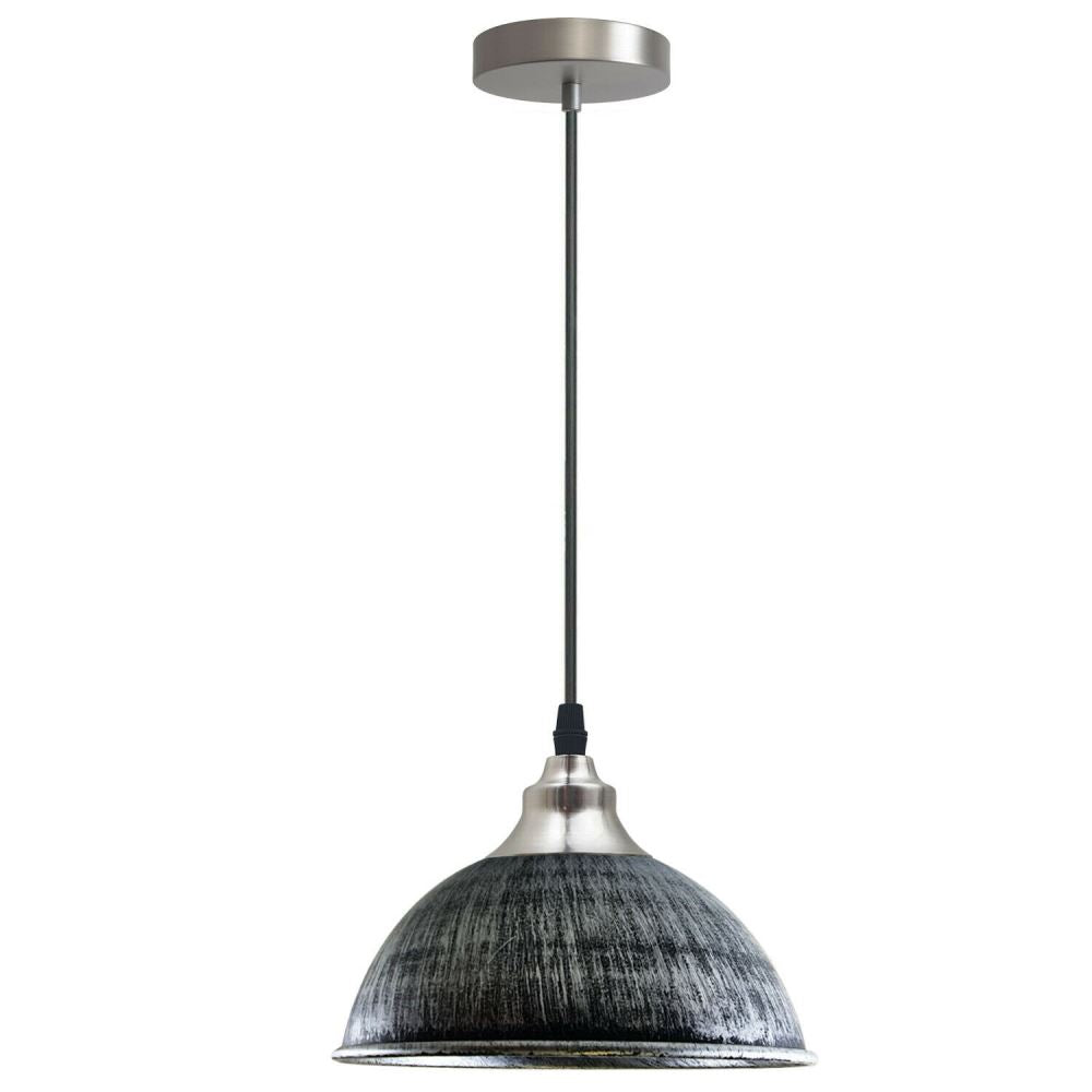 Industrial Ceiling Pendant Light Fitting Metal Dome Shape 21cm~1586