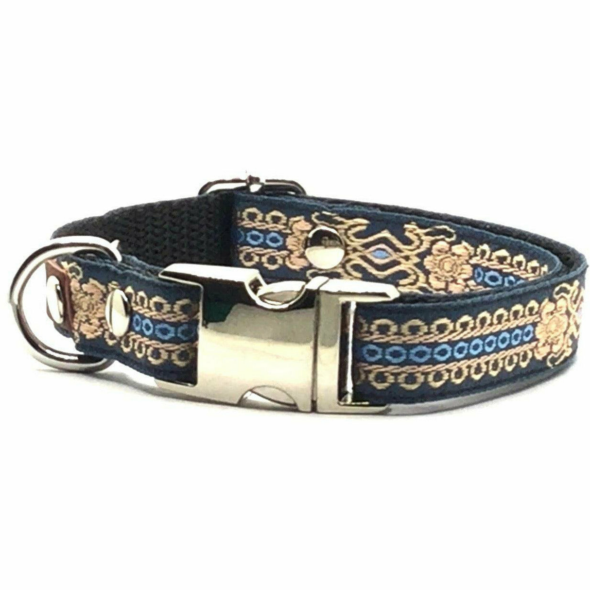 Handmade Designer Cotton Dog Collar for Small Breeds