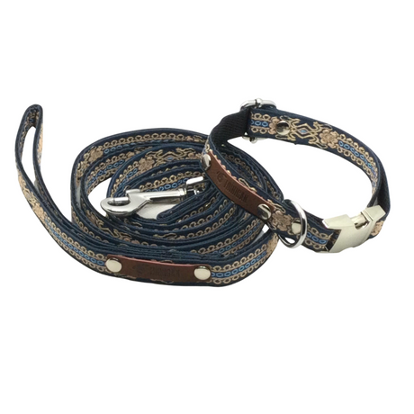 Handmade Designer Cotton Dog Collar for Small Breeds