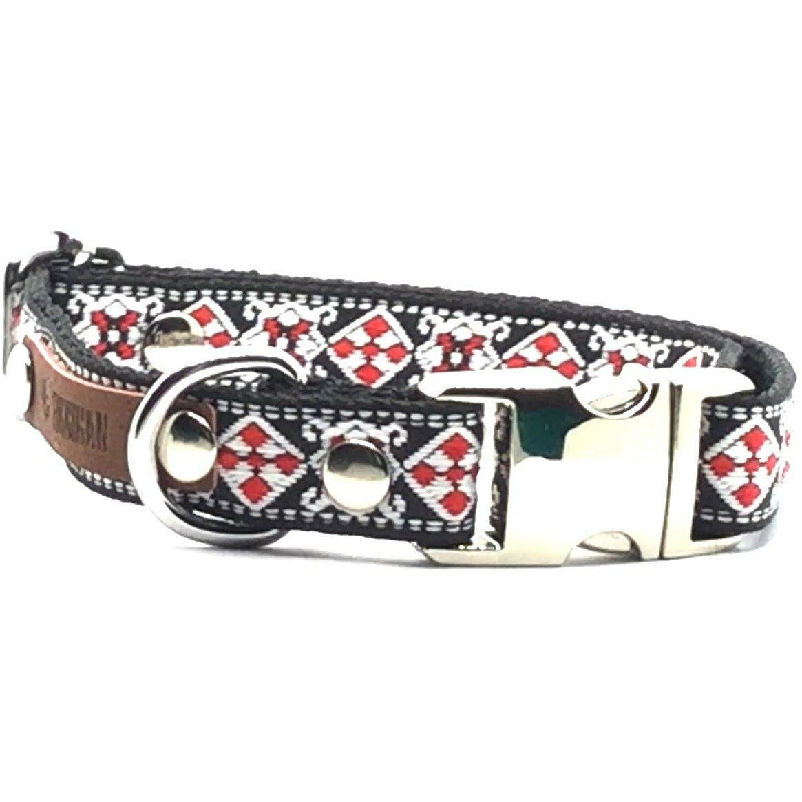 Designer Handmade Cotton Dog Collar No.12s