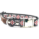 Designer Handmade Cotton Dog Collar No.12s