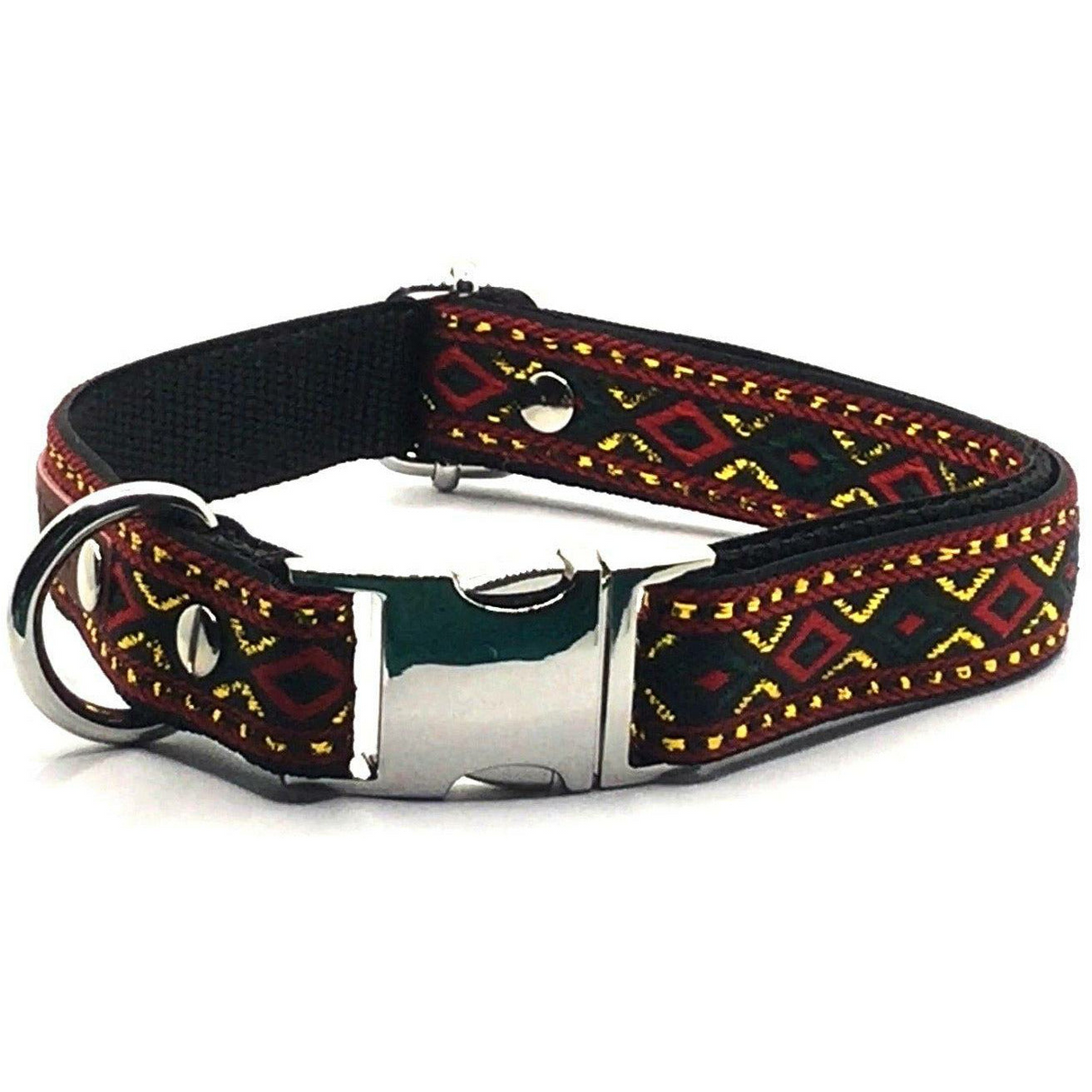 Finnigan's Handmade Durable Designer Dog Collar No.28m