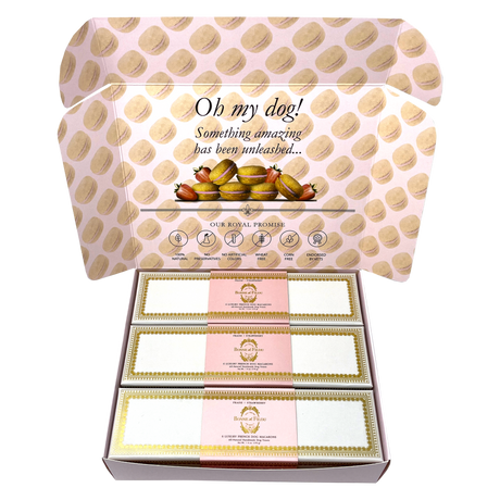 Dog Macaron Combo Gift Box (18 French Dog Macarons)