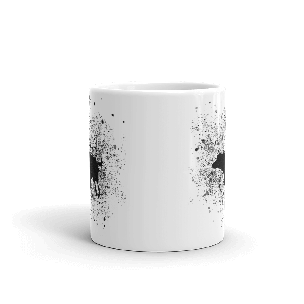 Banksy Wet Dog Splatter 2007 Street Art Mug