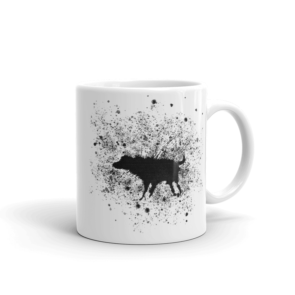 Banksy Wet Dog Splatter 2007 Street Art Mug