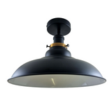 Industrial Flush Mount Ceiling Light Metal Shade Light Fitting ~1238