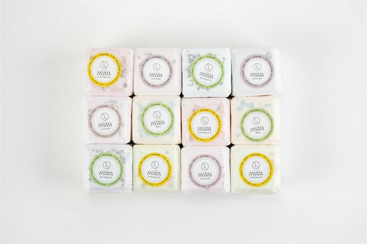 Shower Steamers, Set of 12 big fizzies, Cheer up Gift Set, Relaxing Gift Box