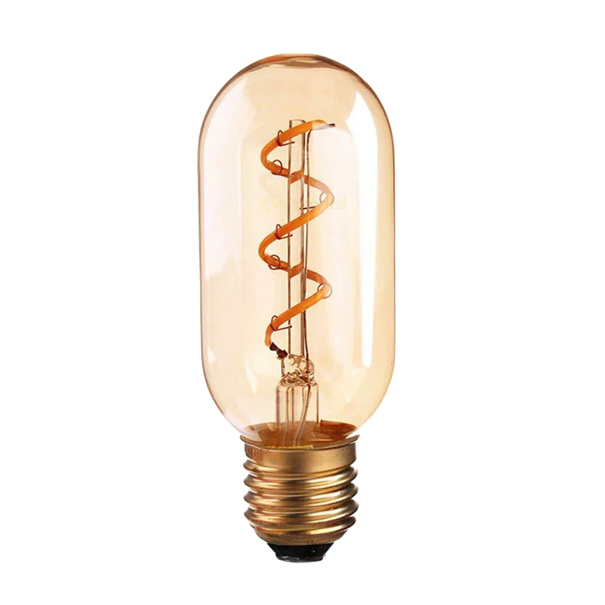 4W E27 Vintage Filament Style LED light Bulb T45 Tube ~1046