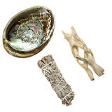 Abalone shell ash tray and combo