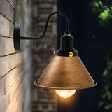 E27 Industrial Metal Wall Light Fitting Vintage Cone shape Wall Sconce~3388