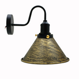 E27 Industrial Metal Wall Light Fitting Vintage Cone shape Wall Sconce~3388