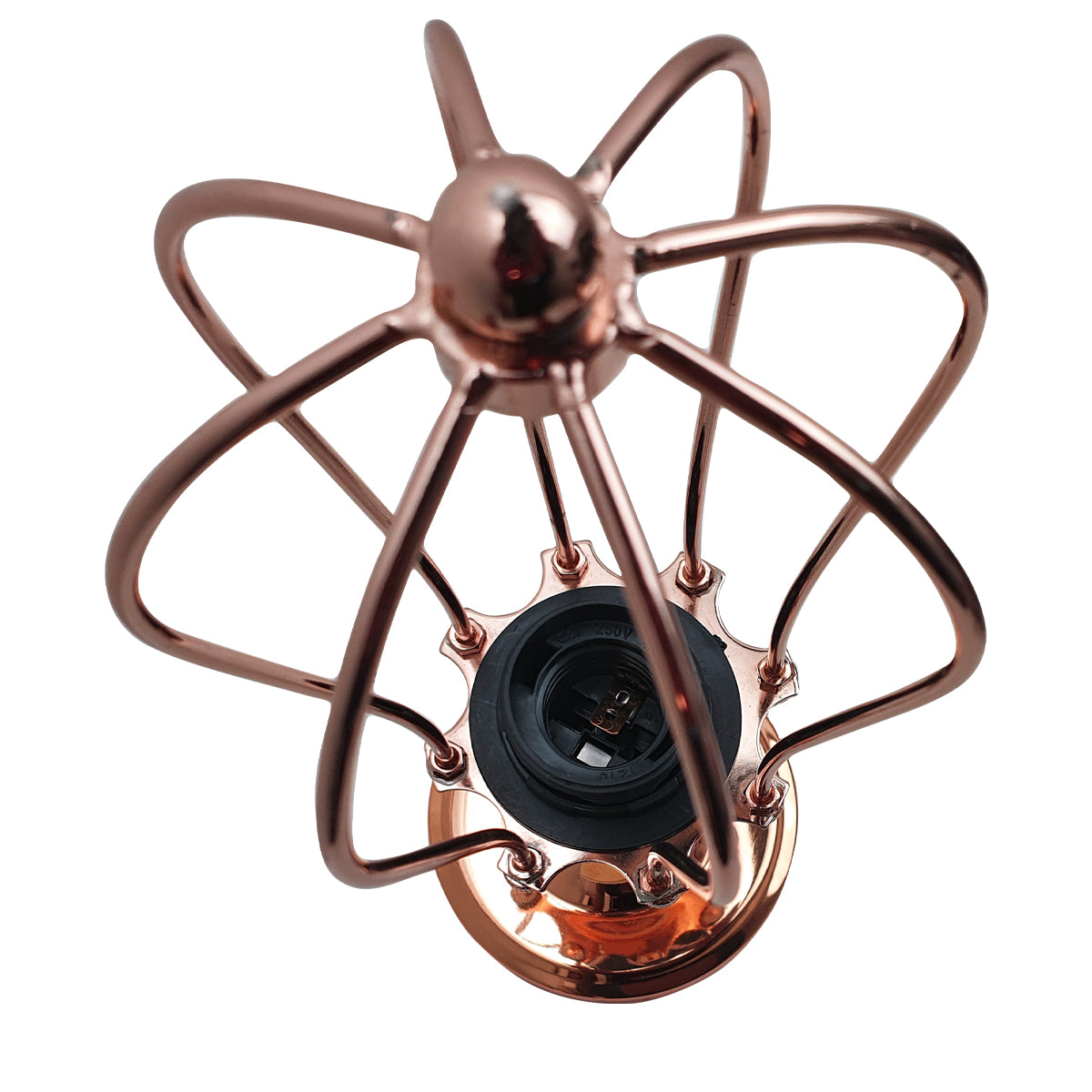 Modern Industrial Rose Gold Flex Arm Retro Light Cage Ceiling Fixtures E27~1595