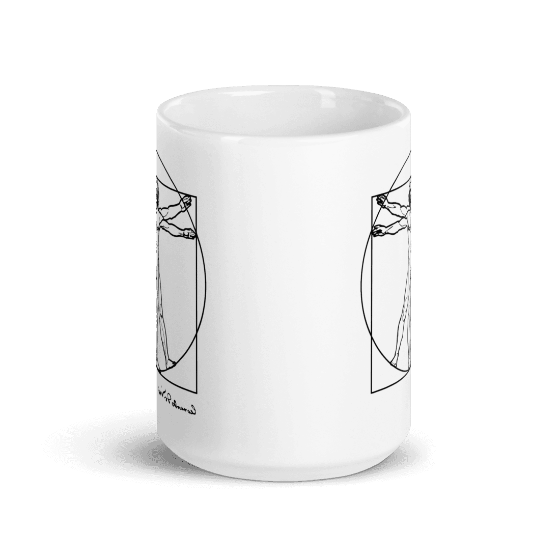 Leonardo Da Vinci, Vitruvian Man Sketch Mug